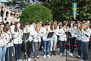Flötentöne von Schülern der Deutschen Schule (Foto. Marikka-Laila Maisel)